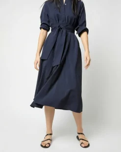 Long-Sleeved Gianna Dress^Ann Mashburn Outlet