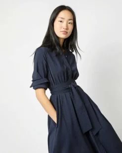 Long-Sleeved Gianna Dress^Ann Mashburn Outlet