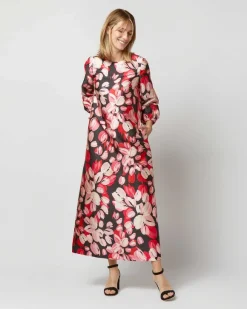 Long-Sleeved Paige Maxi Dress^Ann Mashburn Flash Sale