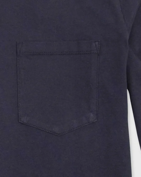 Long-Sleeved Pocket Tee^Sid Mashburn Fashion