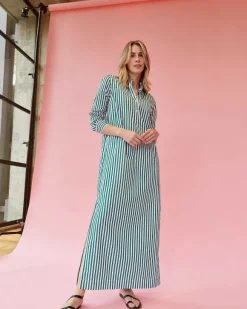 Mandarin Talitha Shirtdress^Ann Mashburn Store