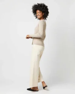 Nia Long-Sleeved Ribbed Cardigan^Ann Mashburn New