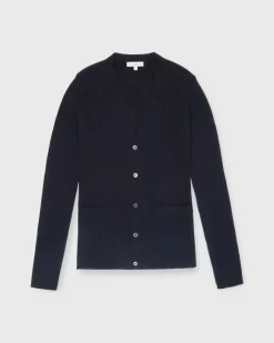 Nia Long-Sleeved Ribbed Cardigan^Ann Mashburn Hot