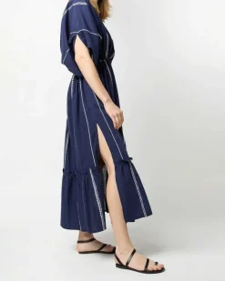 Nunu Plunge Neck Dress^lemlem Clearance