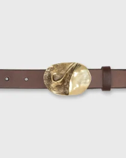 Oval Abstract Belt Buckle^Mashburn Best Sale