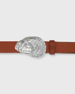 Oyster Shell Belt Buckle^Mashburn Hot