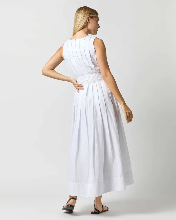 Pleated Jill Dress^Ann Mashburn New