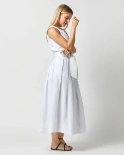 Pleated Jill Dress^Ann Mashburn New