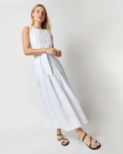 Pleated Jill Dress^Ann Mashburn New