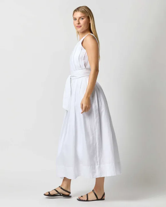 Pleated Jill Dress^Ann Mashburn New