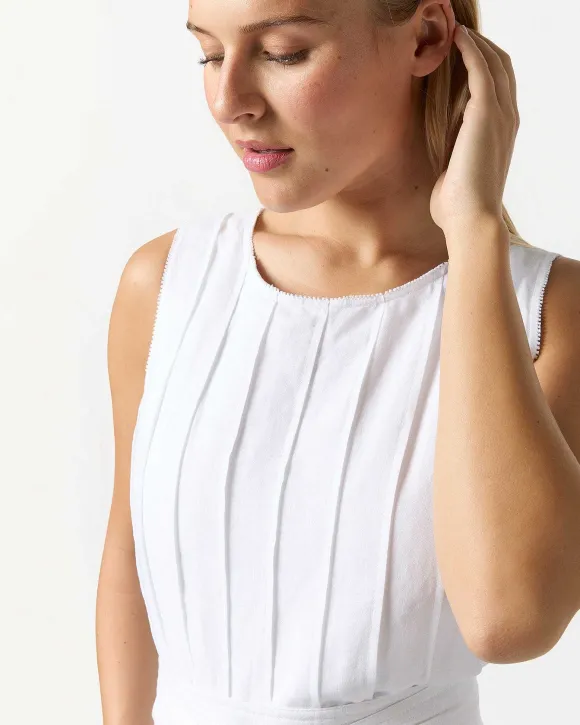 Pleated Jill Dress^Ann Mashburn New