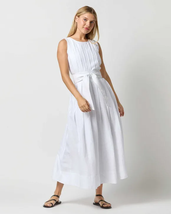 Pleated Jill Dress^Ann Mashburn New