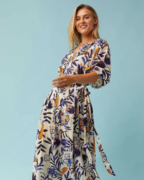 Pleated Wrap Midi Skirt^Ann Mashburn Fashion