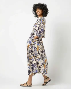 Pleated Wrap Midi Skirt^Ann Mashburn Fashion
