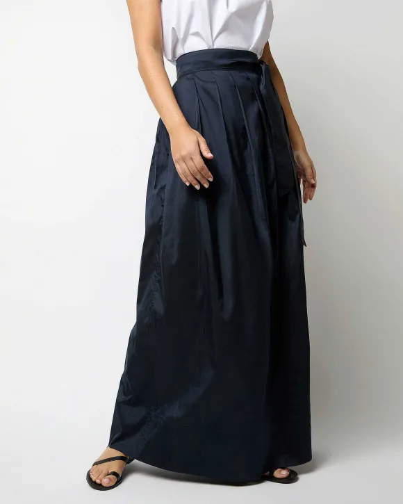 Pleated Wrap Skirt^Ann Mashburn Fashion