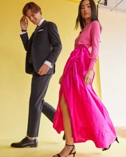 Pleated Wrap Skirt^Ann Mashburn Hot