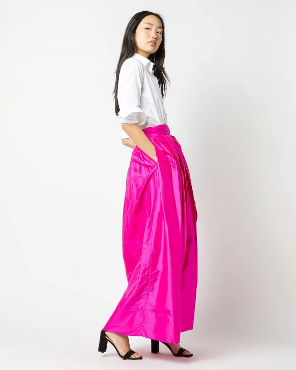 Pleated Wrap Skirt^Ann Mashburn Hot