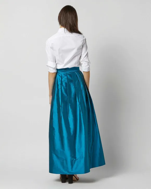 Pleated Wrap Skirt^Ann Mashburn Discount