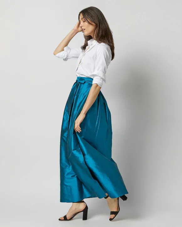 Pleated Wrap Skirt^Ann Mashburn Discount