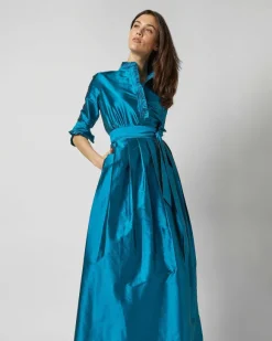 Pleated Wrap Skirt^Ann Mashburn Discount