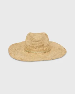 Raffia Crochet Continental Hat^Hat Attack Best Sale