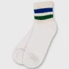 Retro Stripe Quarter Crew Socks^American Trench Flash Sale