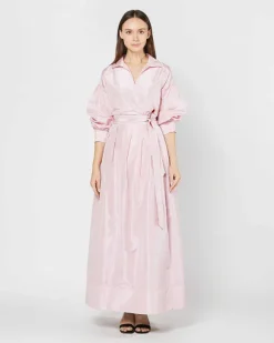 Reversible Pleated Wrap Skirt^Ann Mashburn Cheap