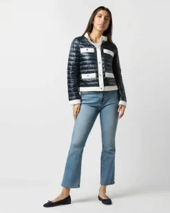Short Jacket With Matte Nylon Trim^Herno Clearance
