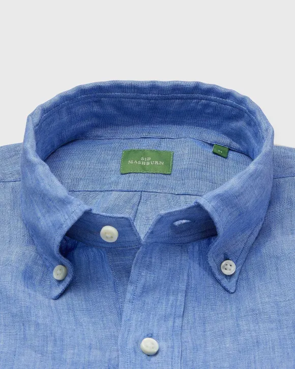 Short-Sleeved Button-Down Popover Sport Shirt^Sid Mashburn New
