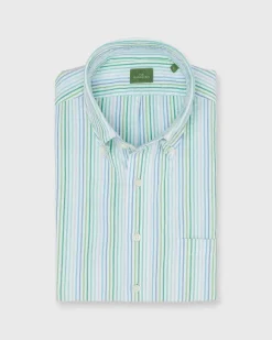 Short-Sleeved Button-Down Popover Sport Shirt^Sid Mashburn Cheap