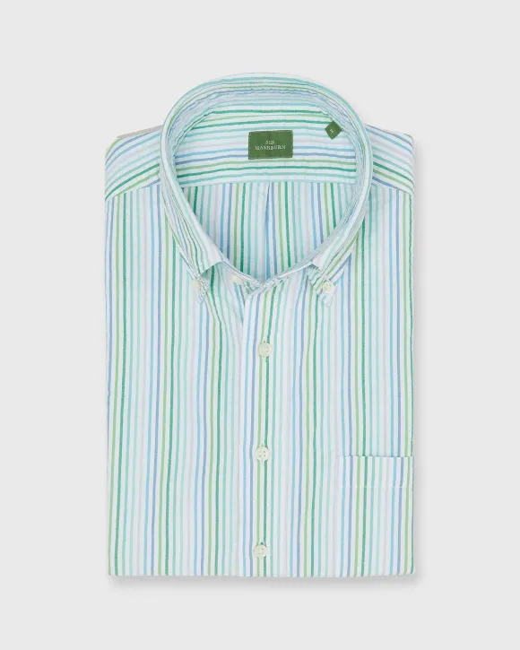 Short-Sleeved Button-Down Popover Sport Shirt^Sid Mashburn Cheap