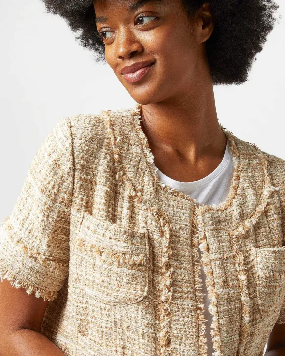 Short-Sleeved Kiki Jacket^Ann Mashburn Outlet