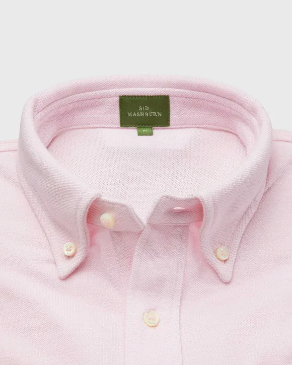 Short-Sleeved Knit Button-Down Popover Shirt^Sid Mashburn Online