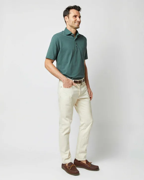 Short-Sleeved Polo^Sid Mashburn Shop
