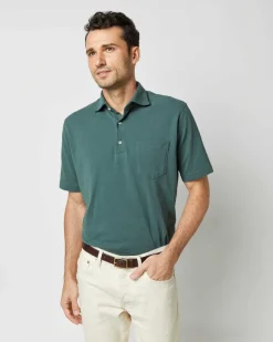 Short-Sleeved Polo^Sid Mashburn Shop