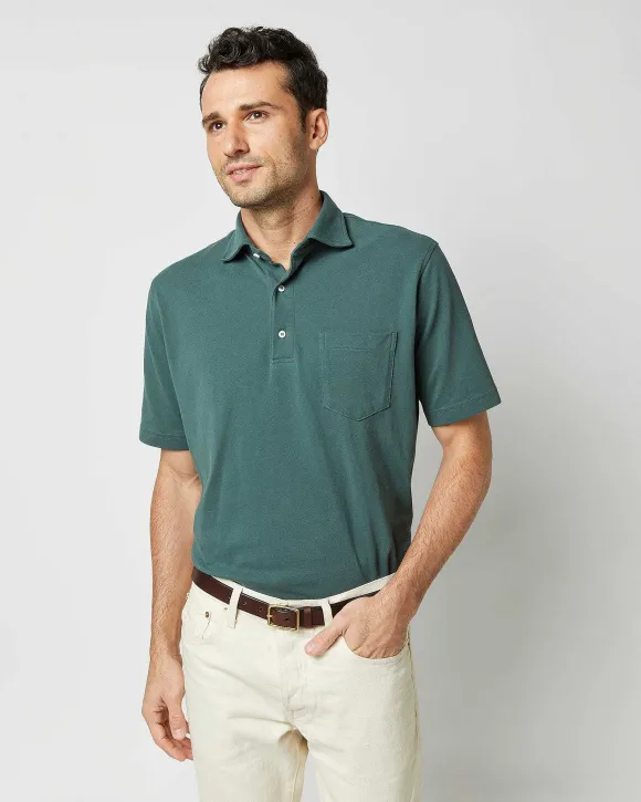Short-Sleeved Polo^Sid Mashburn Shop