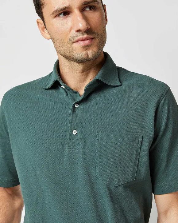 Short-Sleeved Polo^Sid Mashburn Shop