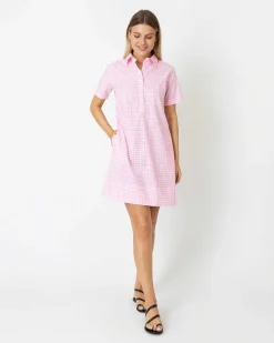 Short-Sleeved Popover Dress^Ann Mashburn Store