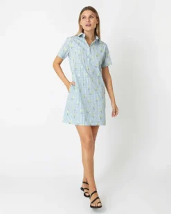 Short-Sleeved Popover Dress^Ann Mashburn Cheap
