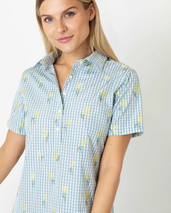 Short-Sleeved Popover Dress^Ann Mashburn Cheap