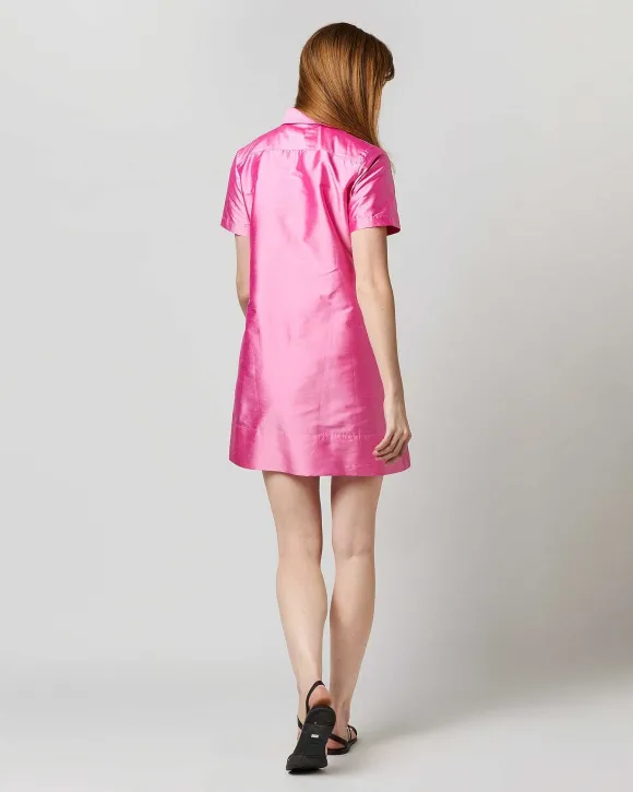 Short-Sleeved Popover Dress^Ann Mashburn Fashion