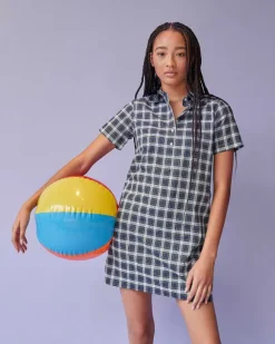 Short-Sleeved Popover Dress^Ann Mashburn Fashion