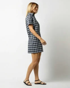 Short-Sleeved Popover Dress^Ann Mashburn Fashion