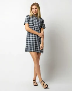 Short-Sleeved Popover Dress^Ann Mashburn Fashion