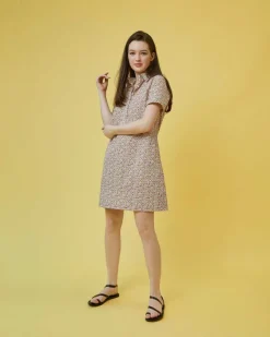 Short-Sleeved Popover Dress^Ann Mashburn New