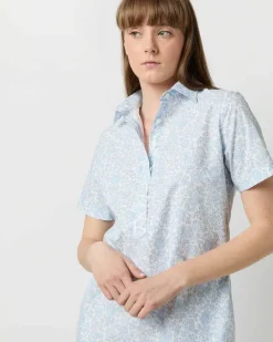Short-Sleeved Popover Dress^Ann Mashburn Discount