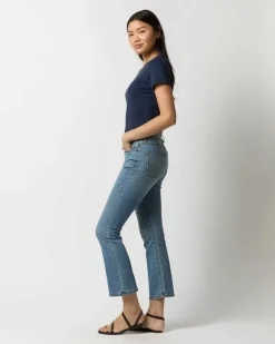 Short-Sleeved Relaxed Tee^Ann Mashburn Sale