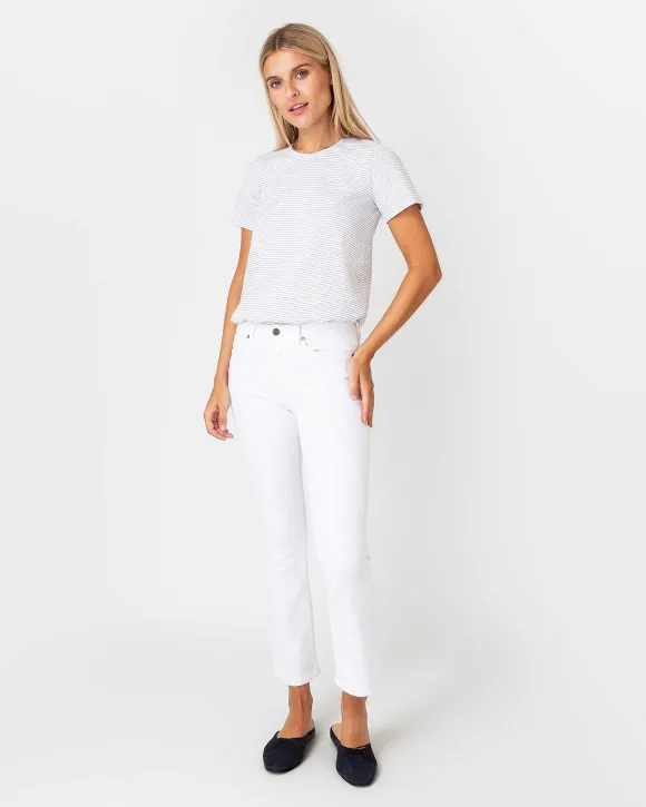 Short-Sleeved Relaxed Tee^Ann Mashburn Store