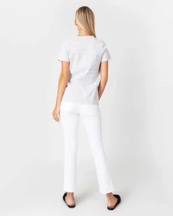 Short-Sleeved Relaxed Tee^Ann Mashburn Store