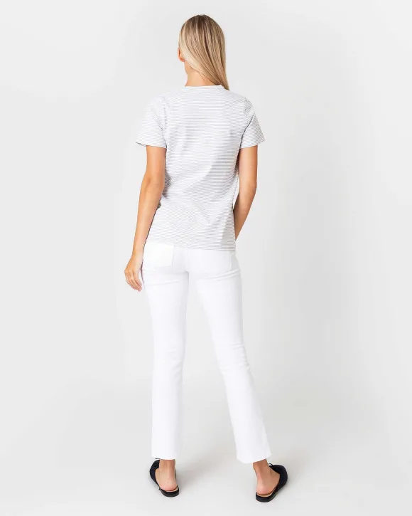 Short-Sleeved Relaxed Tee^Ann Mashburn Store